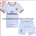 Real Madrid Kids Home White Shirts and Shorts Boys Soccer Jersey 2013 2014 Top Quality Children Football Uniforms Kits 13 14